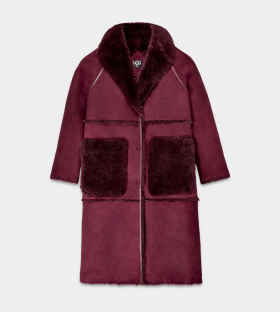 Twinface sheepskin top
